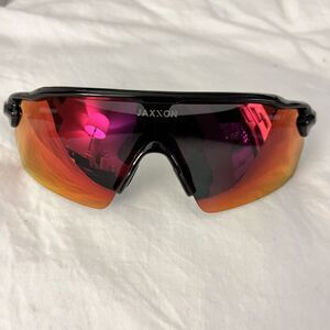 Jaxxon Club Men's Single-Lens Shield Frame‎ Sunglasses AP-SUN-SPRT-BK-OG